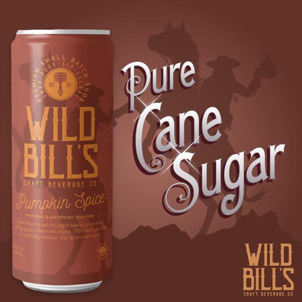 Wild Bill’s Craft Beverage Co. - Pumpkin Spice - Premium Cane Sugar Soda