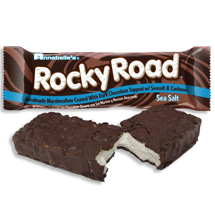 ROCKY ROAD SEA SALT CANDY BAR SINGLES - DARK