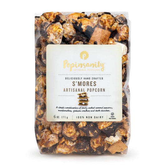 Popinsanity Artisanal Popcorn - S'Mores 6oz Bag