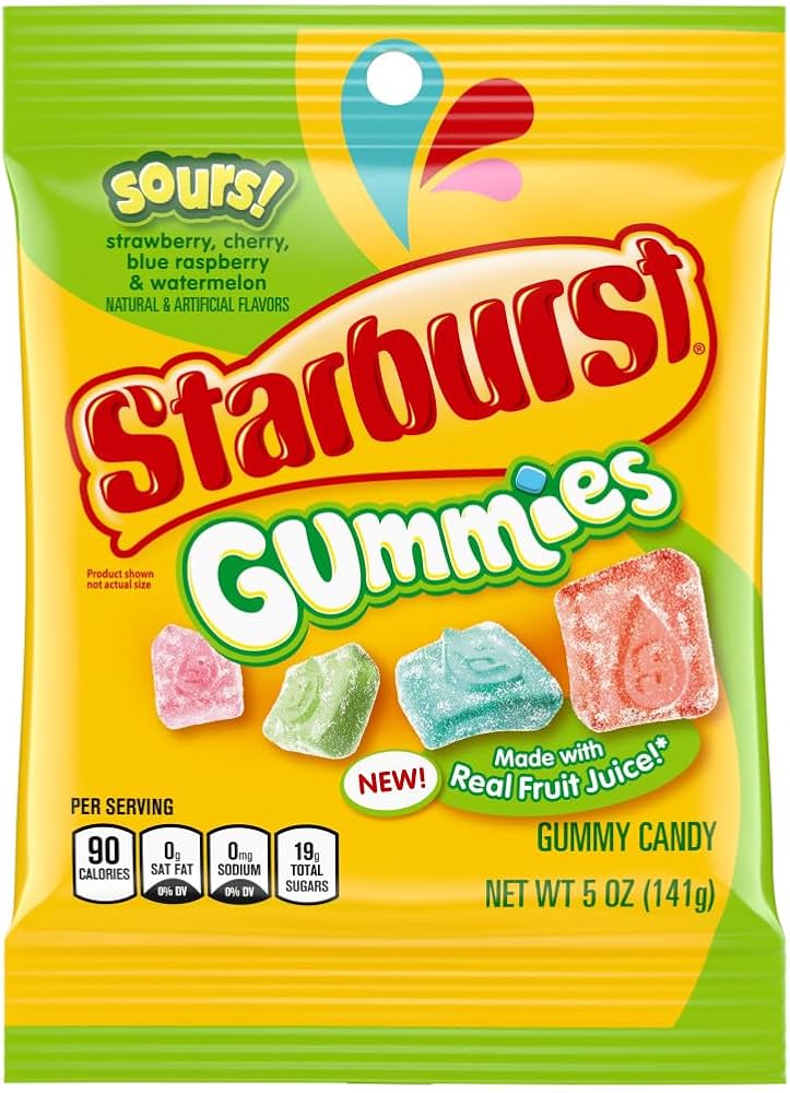 Starburst Sour Gummies 5oz