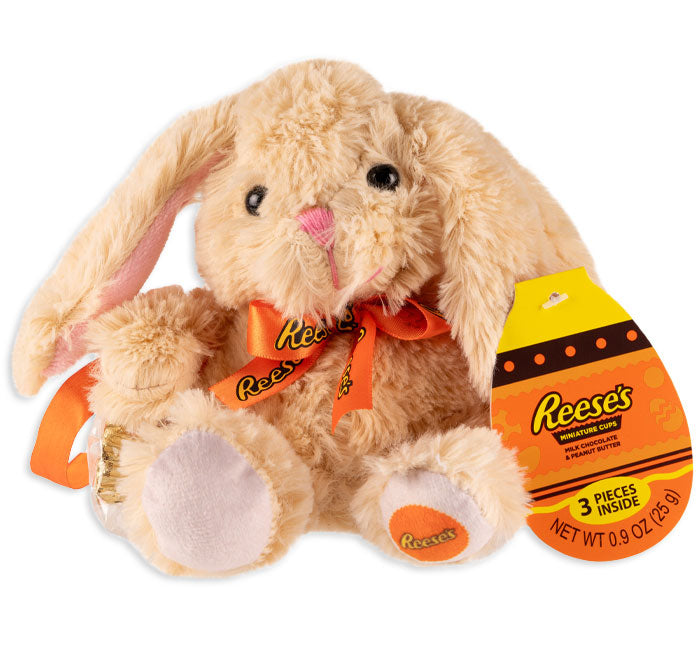 Reese Long Ear Bunny Plush with Mini Reese Cups