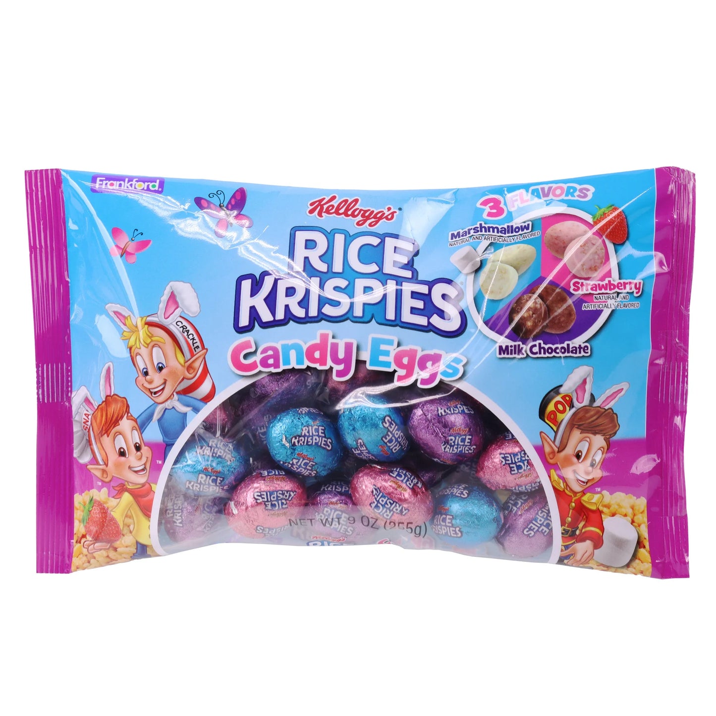 Rice Krispies Assorted Flavor Foiled Candy Eggs