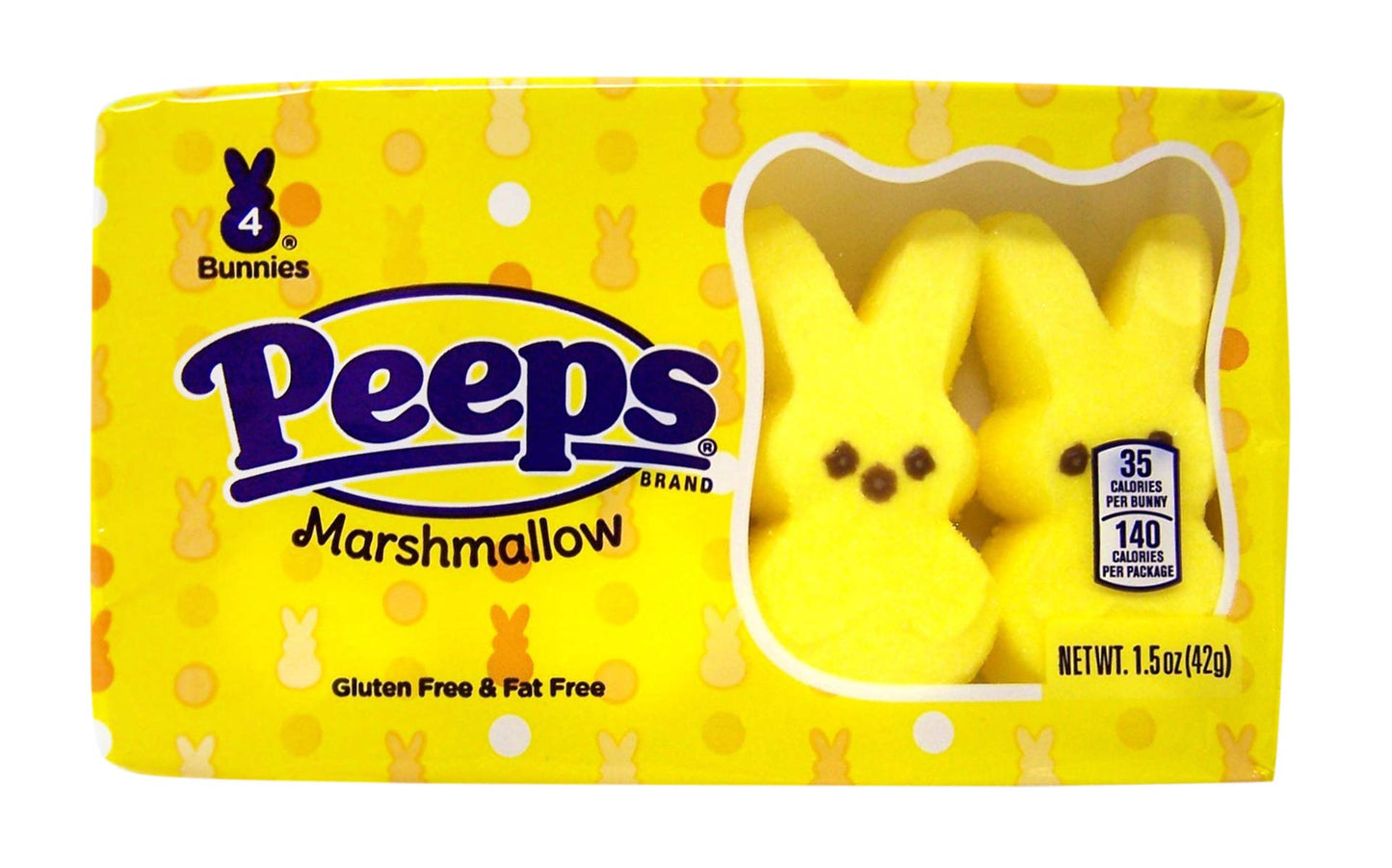 Peeps Marshmallow Bunny 4 Pack