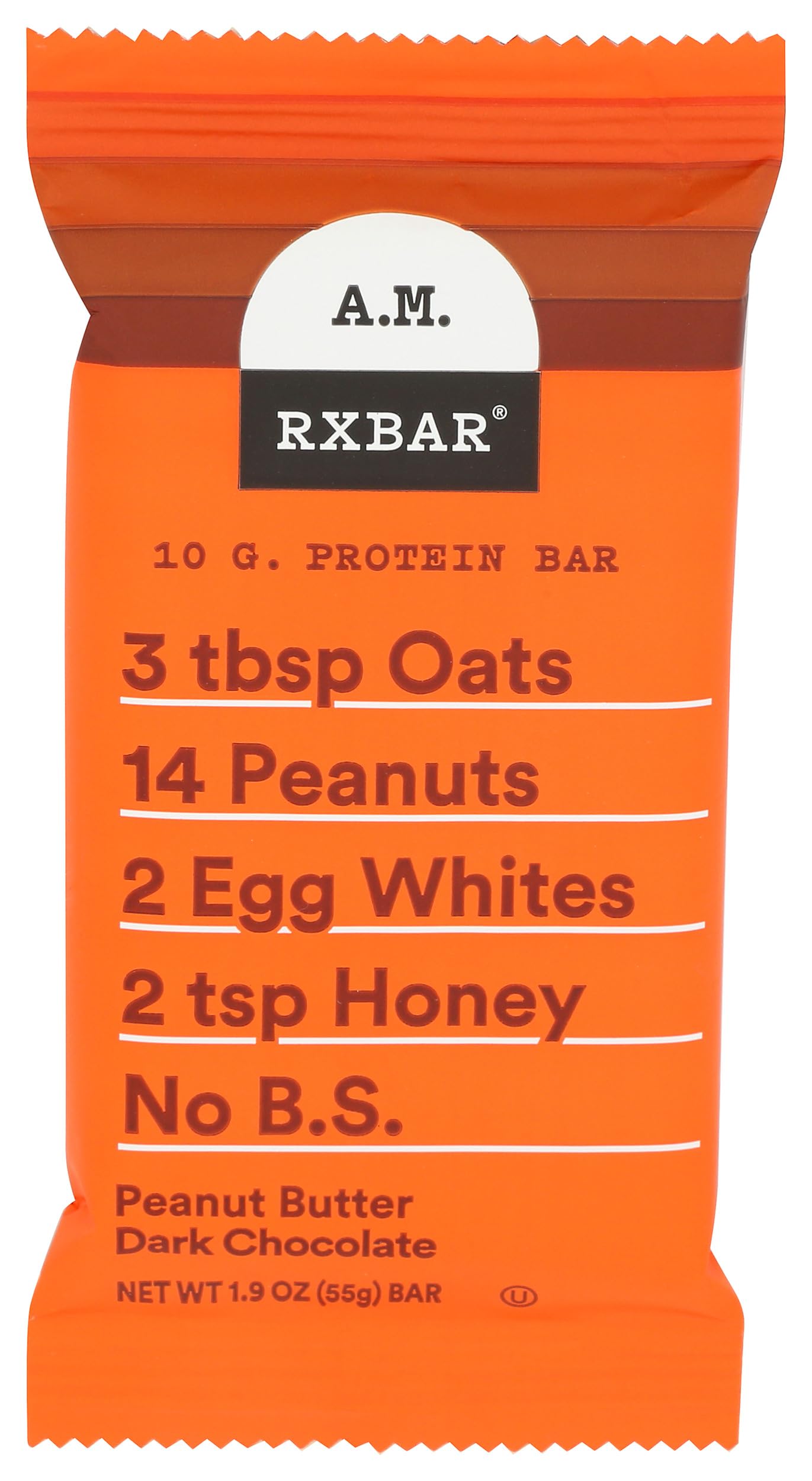 AM RXBAR NO BS Peanut Butter Dark Chocolate