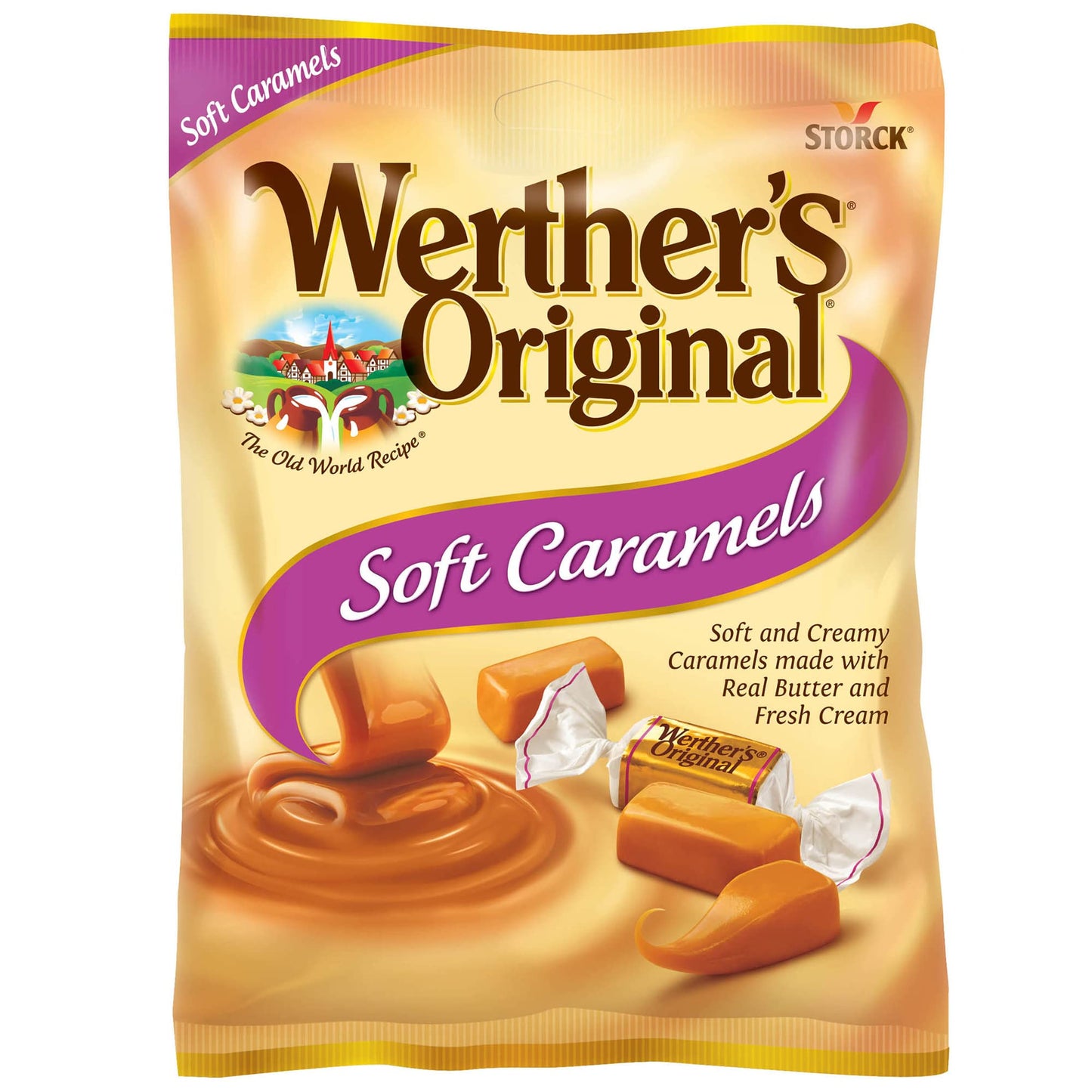 Werther's Original Soft Caramels 2.22oz Bag