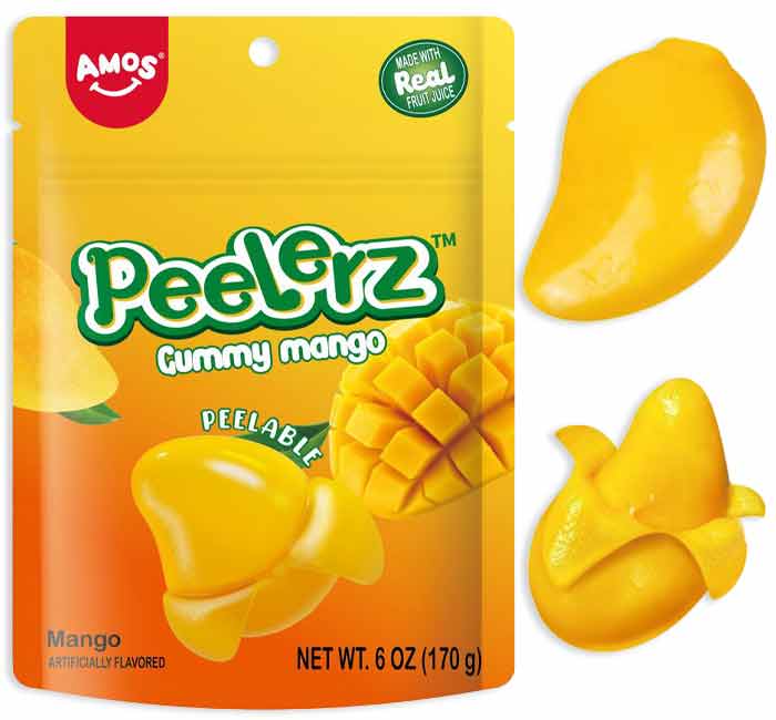 Amos Peelerz Gummy Mango Peg Bag