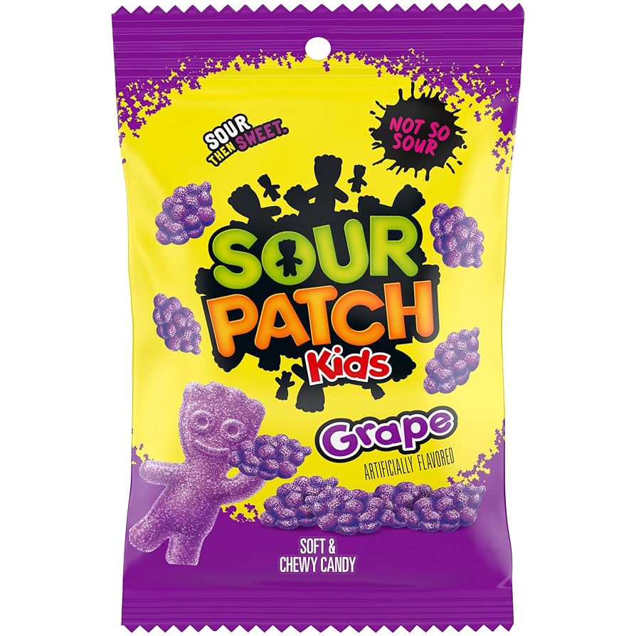 Not So Sour Sour Patch Kids Grape