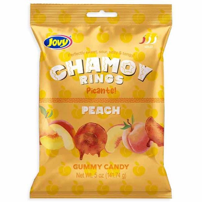 Jovy Chamoy Rings Picante Peach