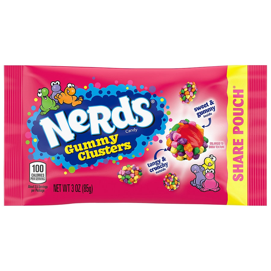 Nerds Gummy Clusters Share Pouch