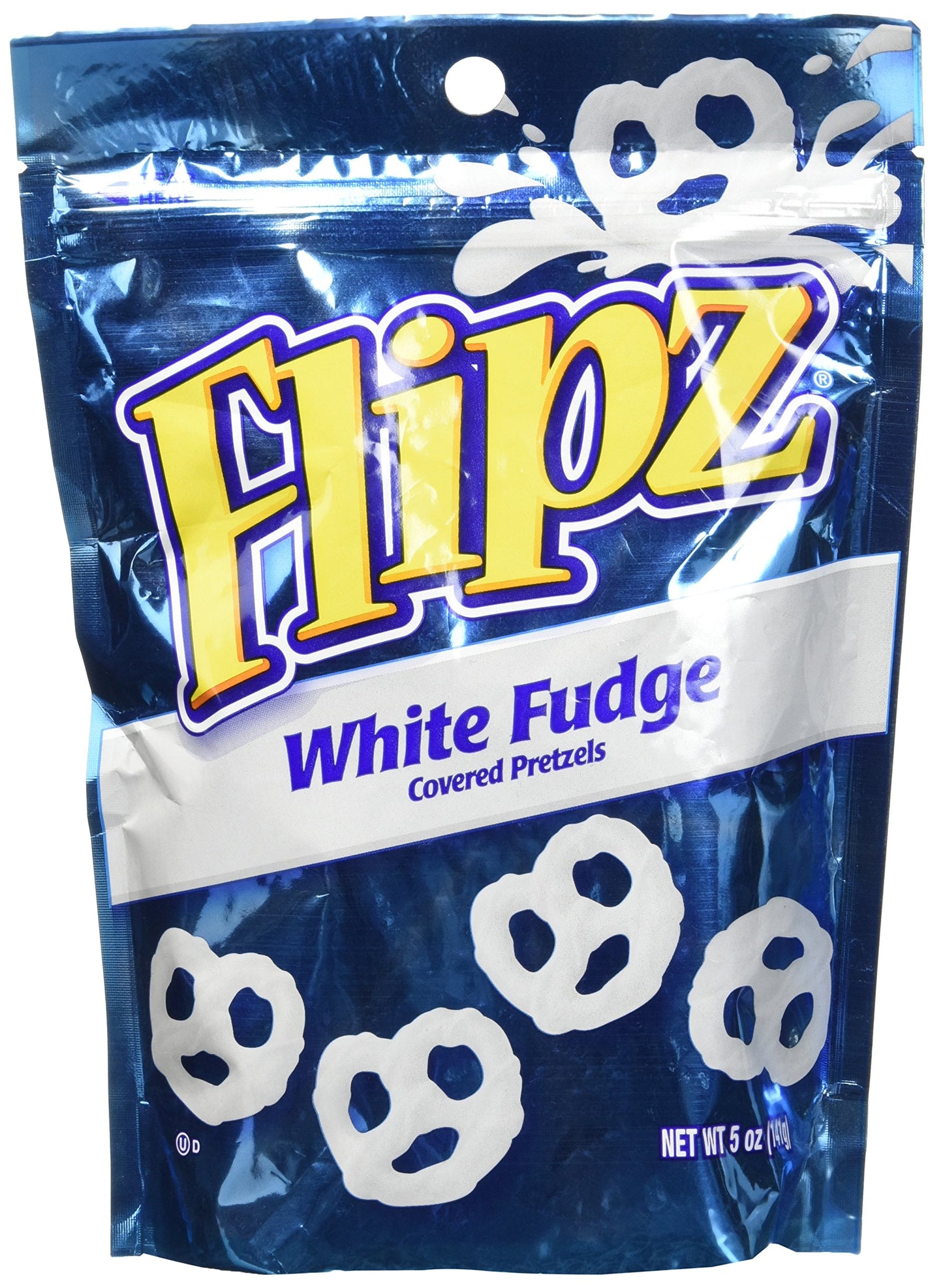 Flipz White Fudge Pretzels 5oz