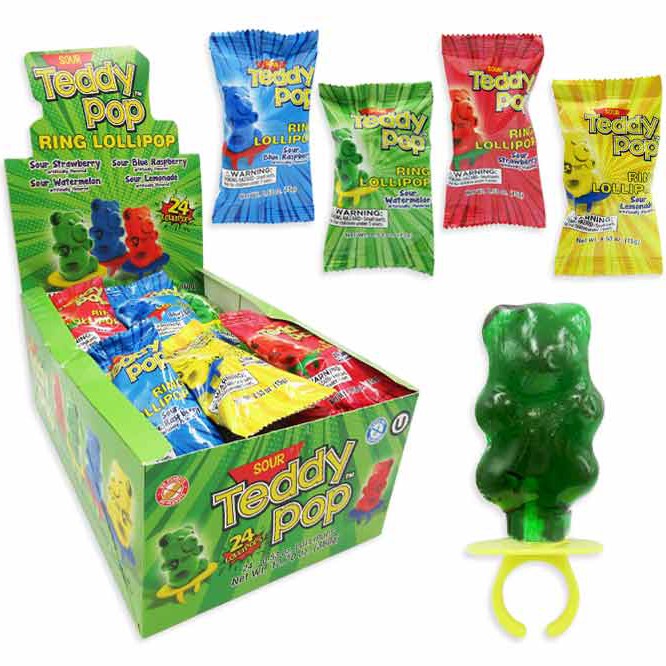 Sour Teddy Pop Ring