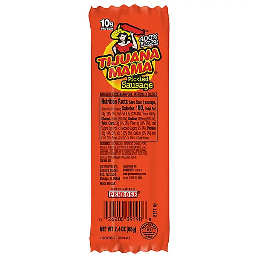 Tijuana Mama Pickled Sausage - 2.4 Oz