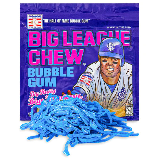 BIG LEAGUE CHEW - BLUE RASPBERRY PEG BAG