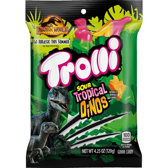 Trolli Sour Tropical Dinos 4.25oz