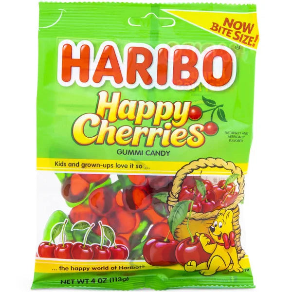 Haribo Happy Cherries 4oz Bag