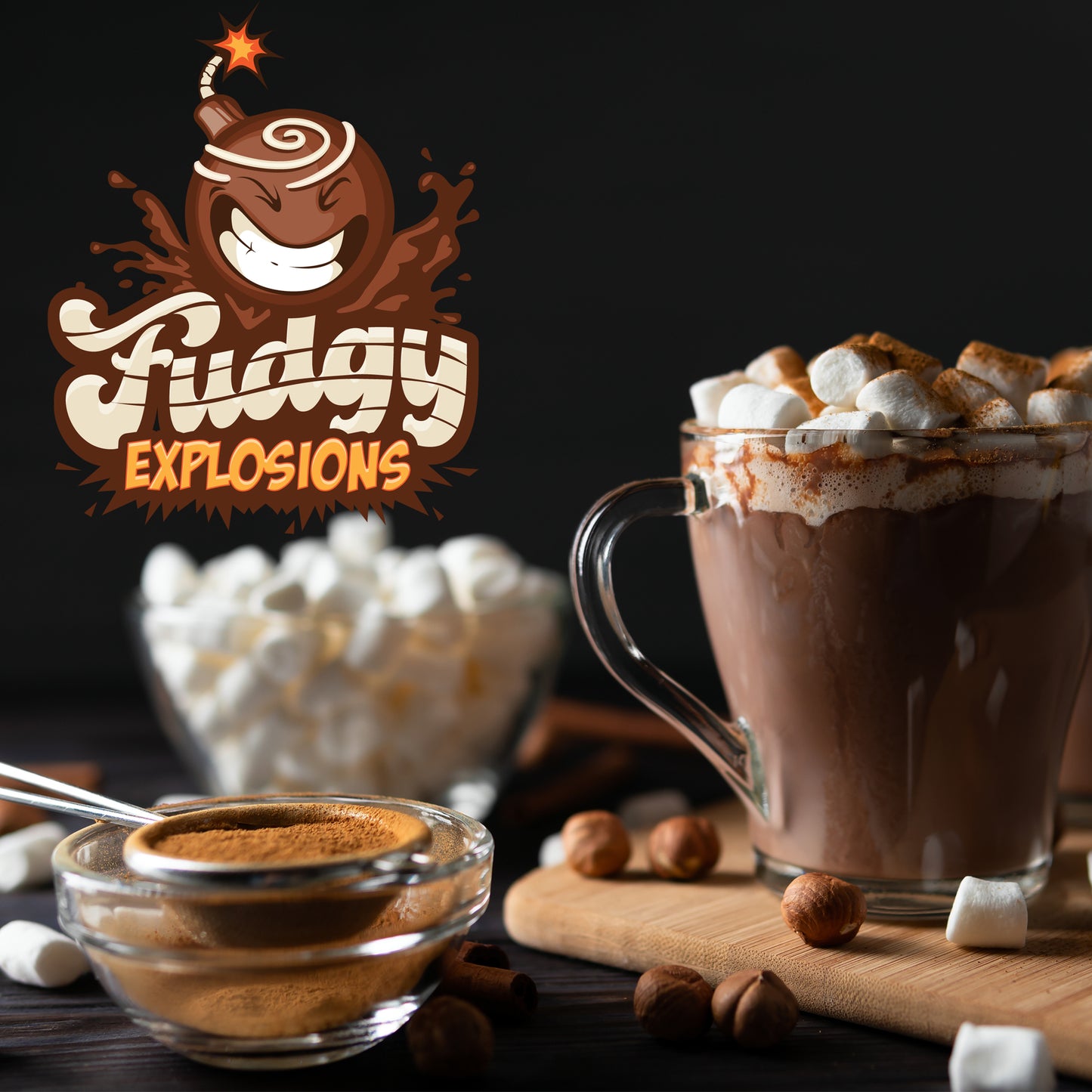 Fudgy Explosions Hot Chocolate Bombs
