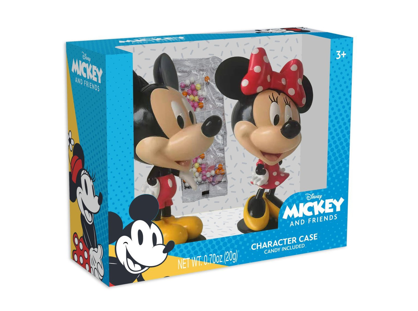 DISNEY MICKEY & MINNIE CANDY CHARACTER CASE 2-PACK
