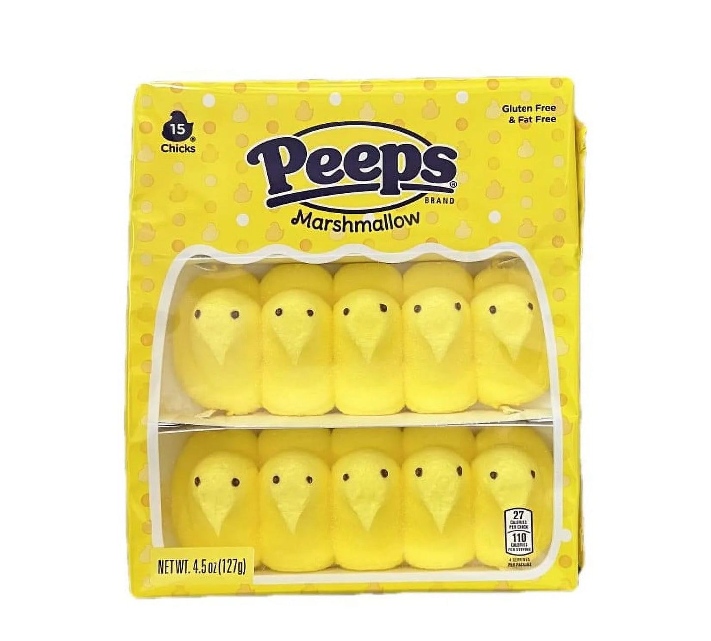 Peeps Marshmallow 15 Yellow Chicks