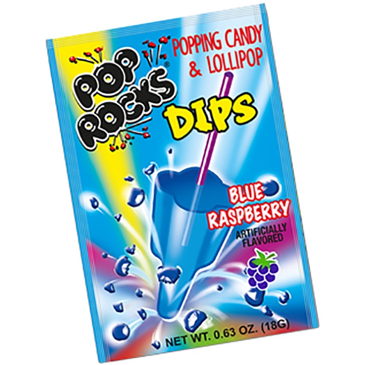 Pop Rocks Dips Blue Raspberry