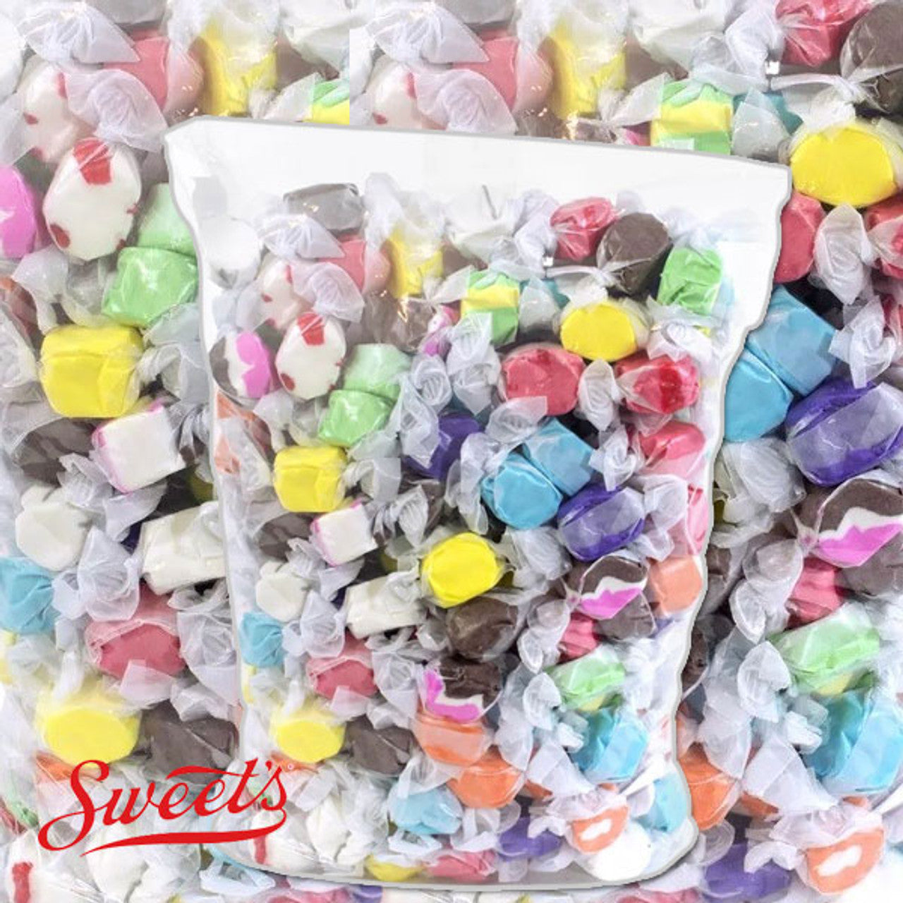 Sweets Salt Water Taffy Assorted Flavors 3 Pound Bag