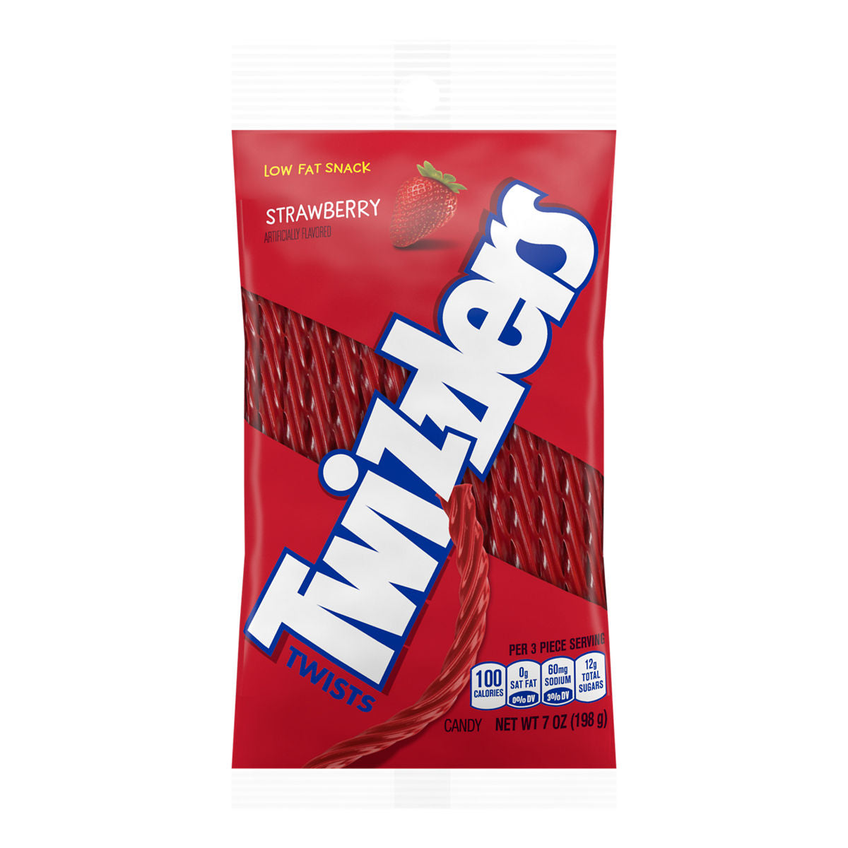 Twizzlers Twist Strawberry Low Fat Stack 7oz