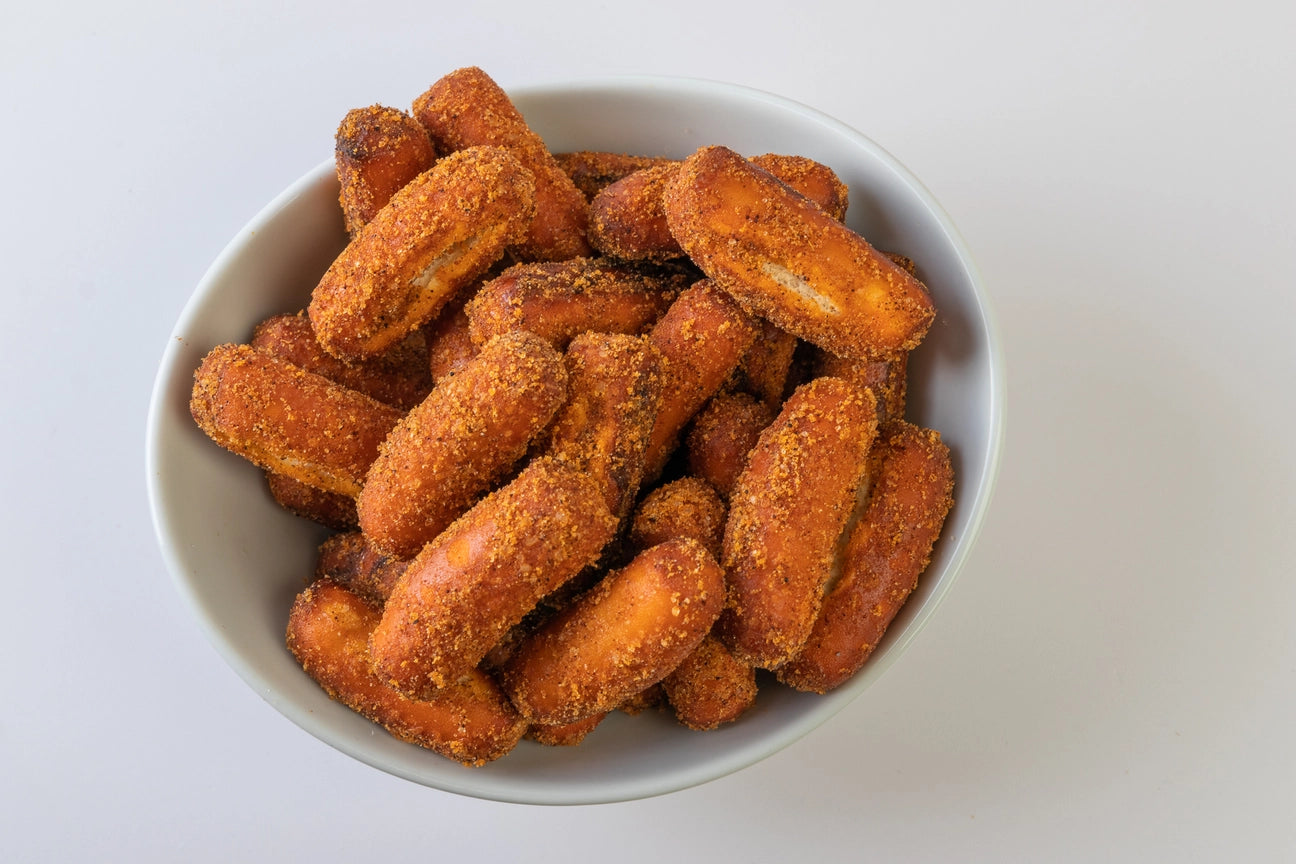 OMG! Pretzels Sweet Chili Seasoned Sourdough Pretzel Nuggets bowl