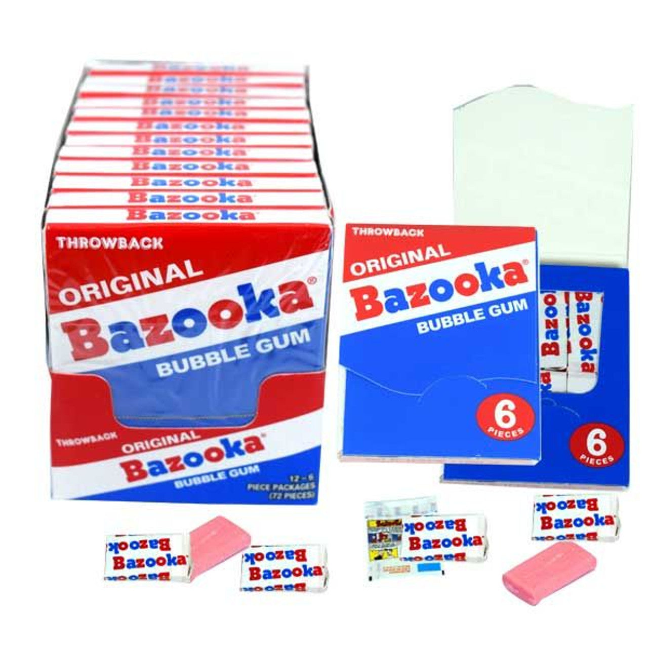 Bazooka "Throw Back" Original 12 Count