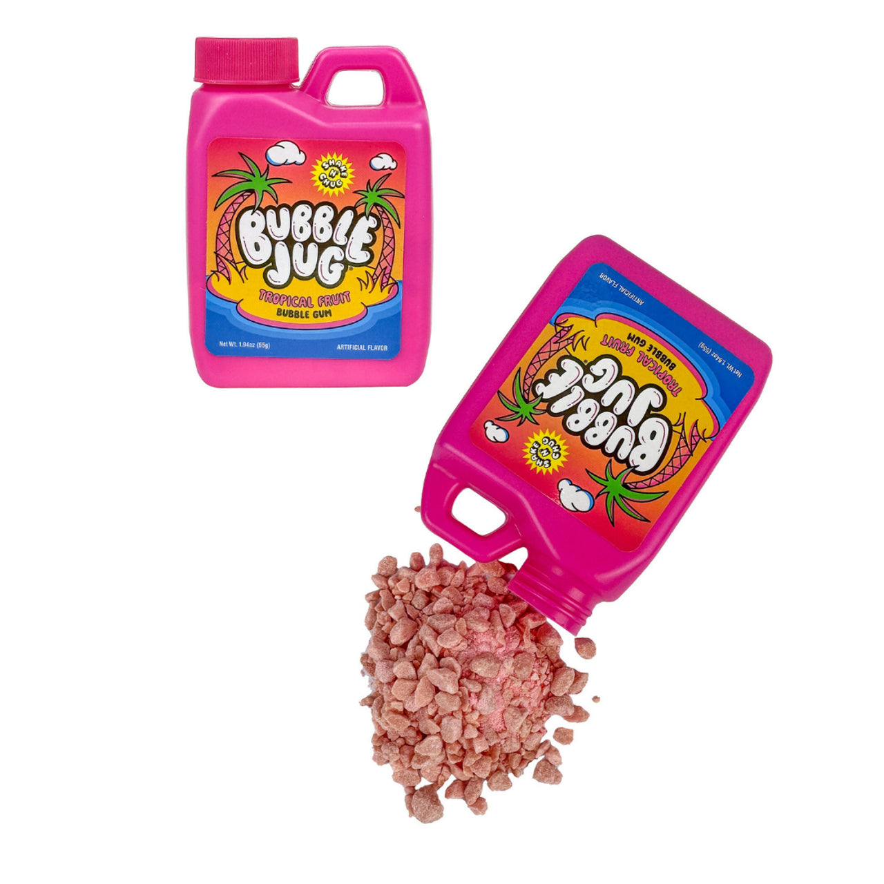 Bubble Jug Tropical Fruit Bubble Gum - 1.94oz