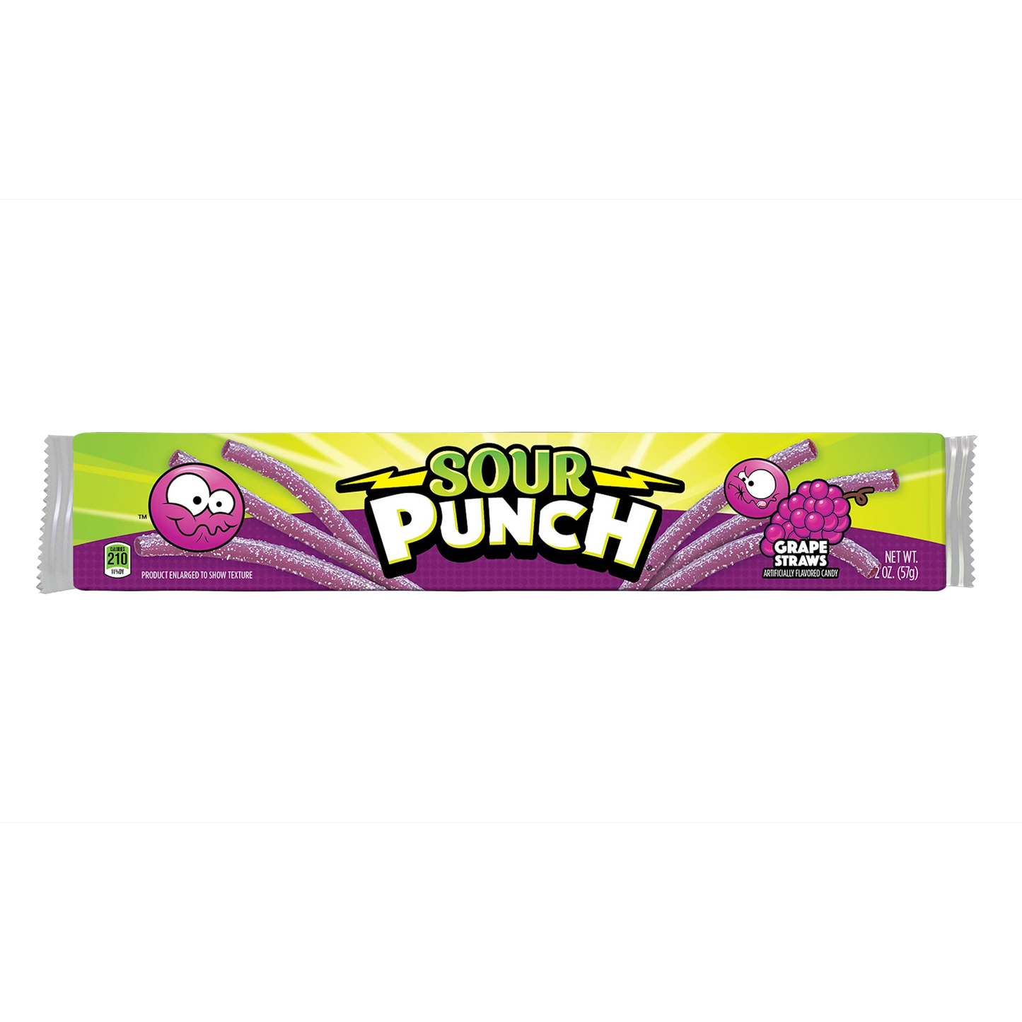 Sour Punch Grape Straws