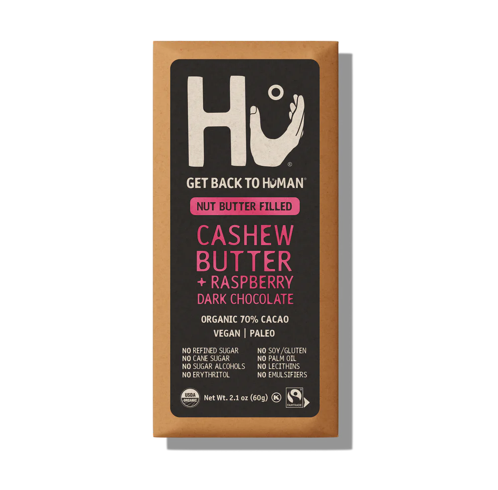 HU - Organic Cashew Butter Raspberry Dark Chocolate