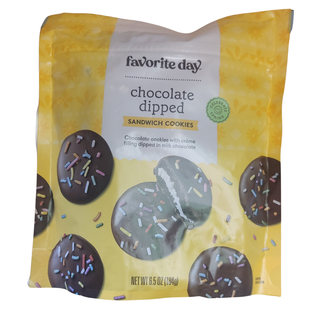 Favorite Day Chocolate Dipped Sandwich Cookies