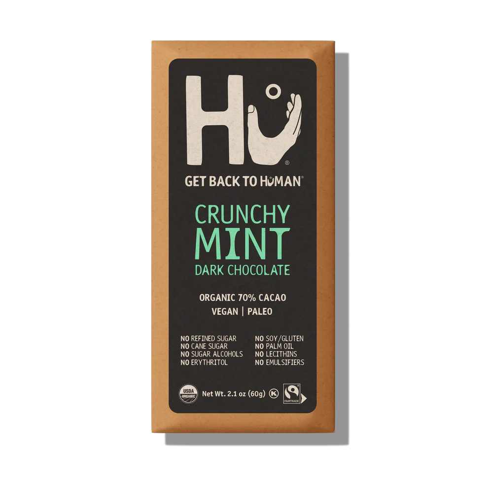 HU - Organic Dark Chocolate Bar Crunchy Mint - 2.1 oz.