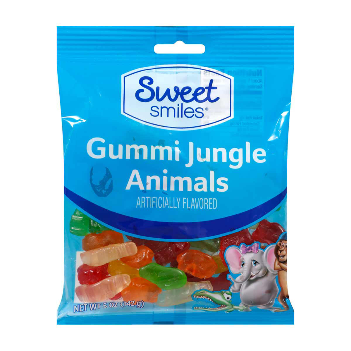 Sweet Smiles Gummi Jungle Animals, 5 Oz