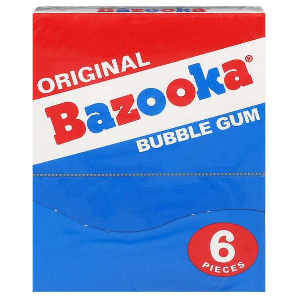 Original Bazooka Bubble Gum 6 Pieces