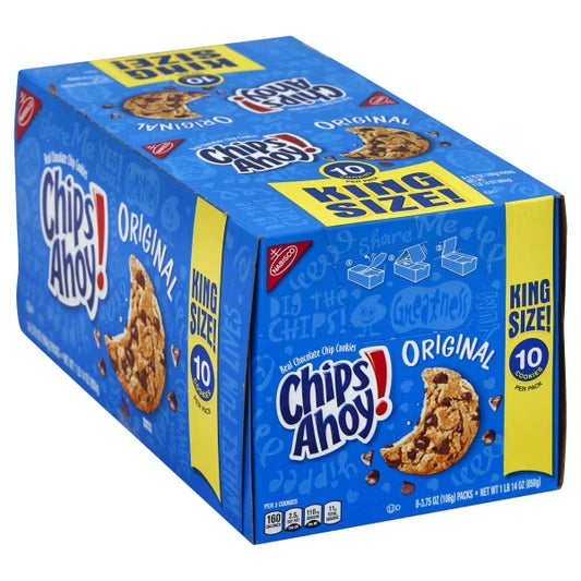 Chips Ahoy King Size 10 Cookies