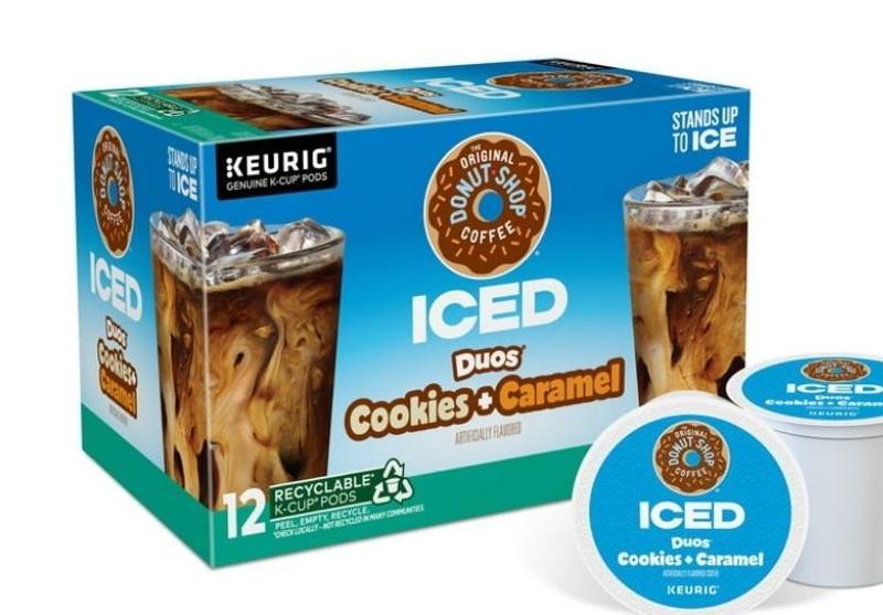 Keurig The Original Donut Shop Iced Duos Cookies+Caramel