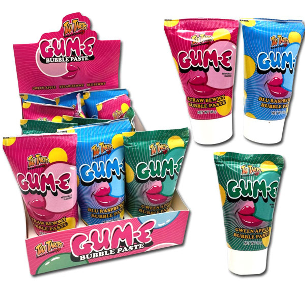 Gum-E Bubble Paste Bubble Gum - 35g
