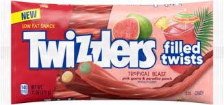 Twizzlers Filled Twists Tropical Blast