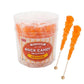 Orange Rock Candy Sticks