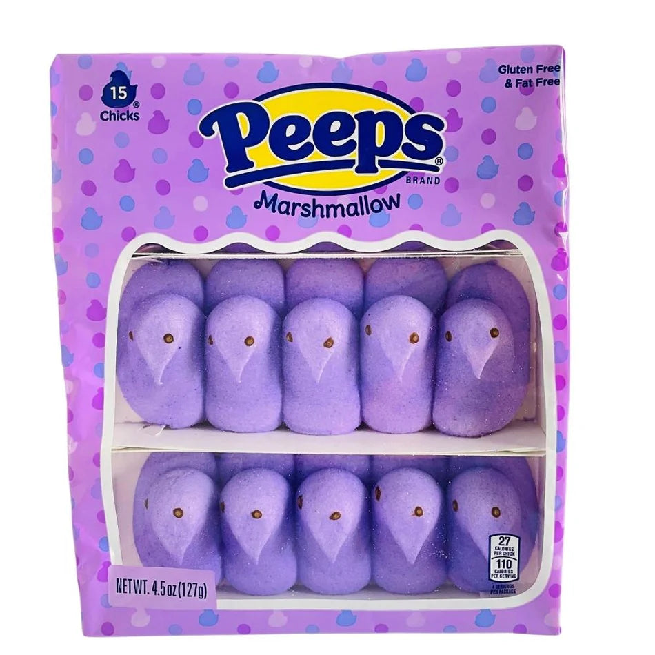 Peeps Marshmallow 15 Purple Chicks