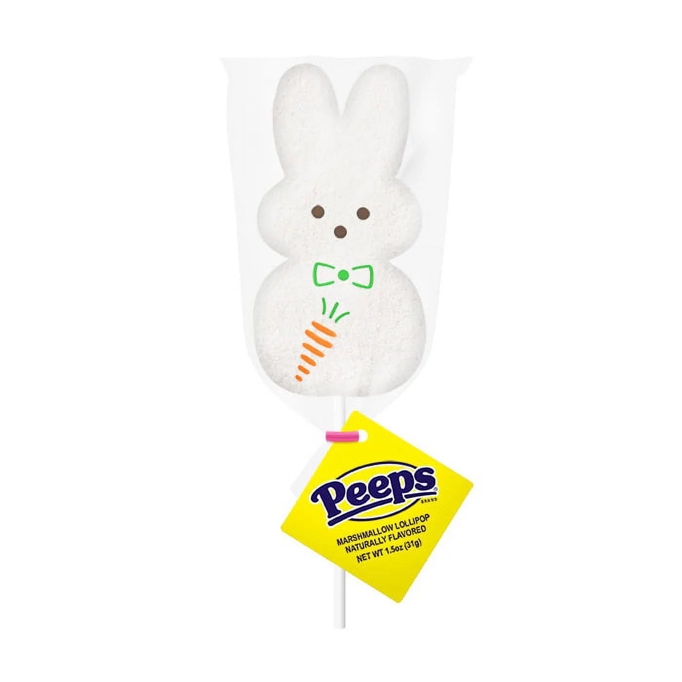 Peeps Large Marshmallow Bunny Lollipop - White