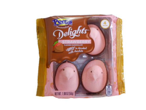 Peeps Delights Chocolate Dipped Strawberry Marshmallow