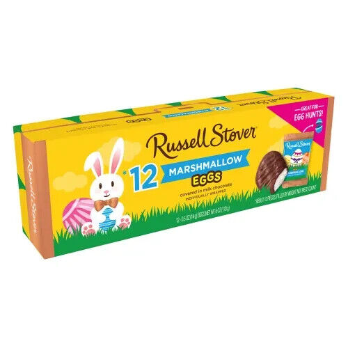 Russell Stover Marshmallow Eggs 12 Count