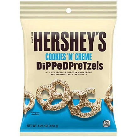 Hershey's Cookies 'N' Creme Dipped Pretzels - 4.25 Ounces