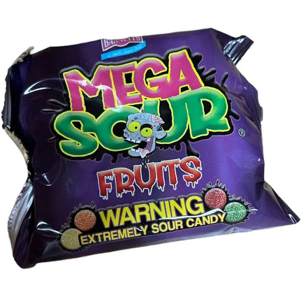 Barnetts Mega Sour Fruits Bag 3.7oz