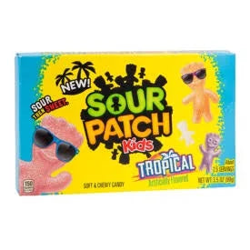 Sour Patch Candy, Soft & Chewy, Tropical - 3.5 oz