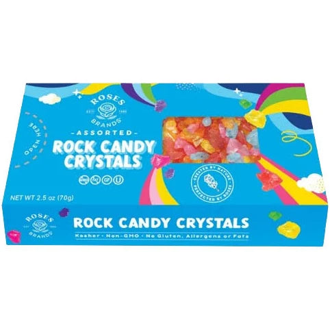 Rainbow Rock Candy Crystals