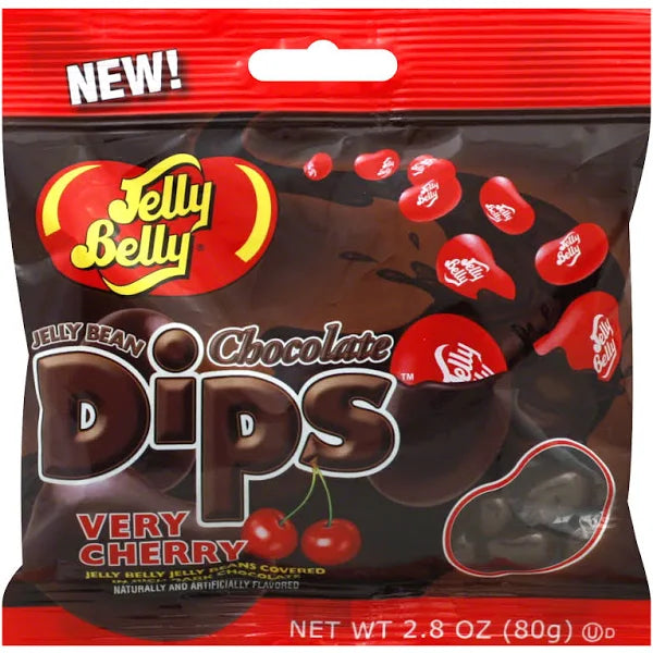 Jelly Belly Chocolate Dips - Very Cherry - Bag, 2.8 oz.