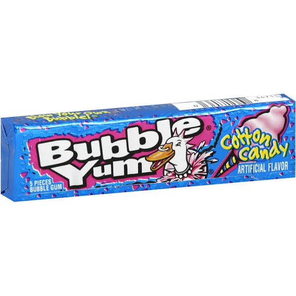 Bubble Yum Cotton Candy Bubble Gum