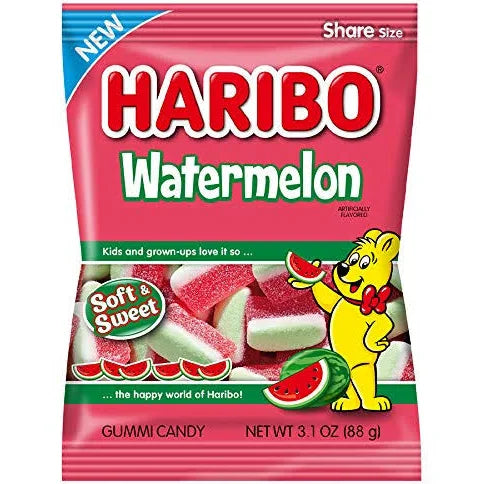Haribo Gummi Soft Watermelons 3.1oz